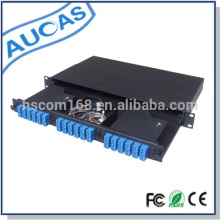 1U Rack montiert 24 Port Patch Panel Faseroptik Patch Panel Factory Preis